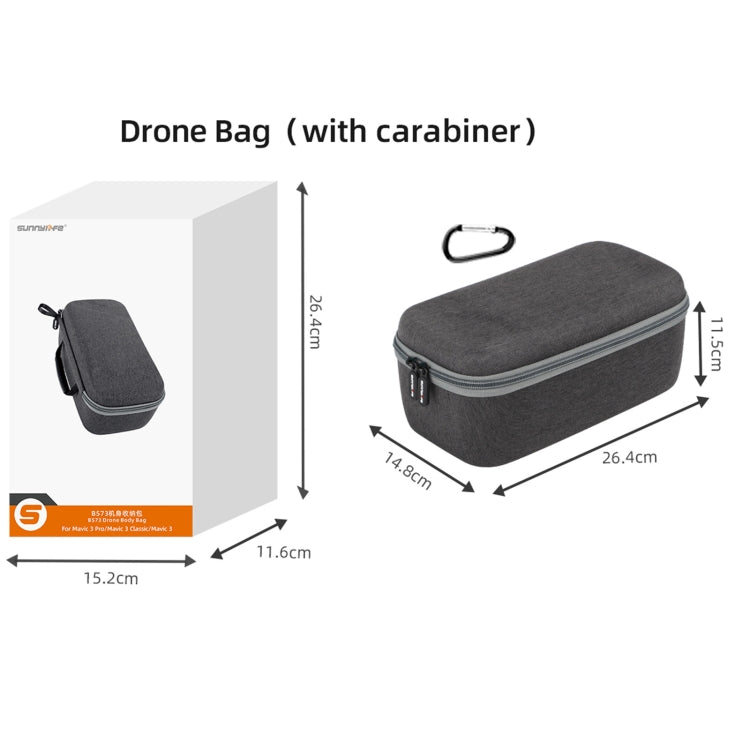 Sunnylife Storage Bag Handbag, For DJI Mavic 3 Classic / 3 Drone Body Bag Sunnylife Storage Bag Handbag, For DJI Mavic 3 Classic / 3 Drone Body Bag